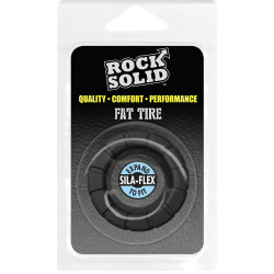 RockSolid by Doc Johnson Cockring The Fat Tire 25 mm Noir